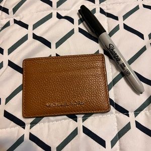 Authentic mk card holder